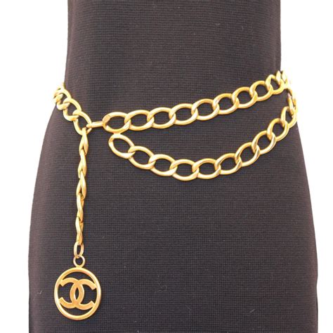 chanel waist chain replica|authentic chanel belt.